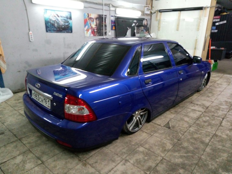 Синяя Приора 76