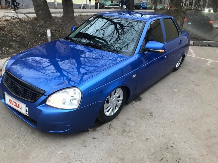 Синяя Приора 163