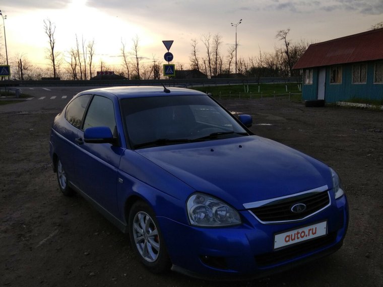 Приора 2012 синяя седан