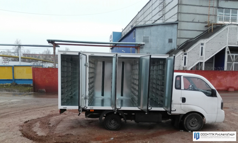 Полки для перевозки хлеба в машине