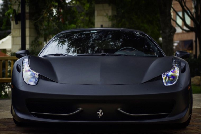 Ferrari 458 чёрная матовая