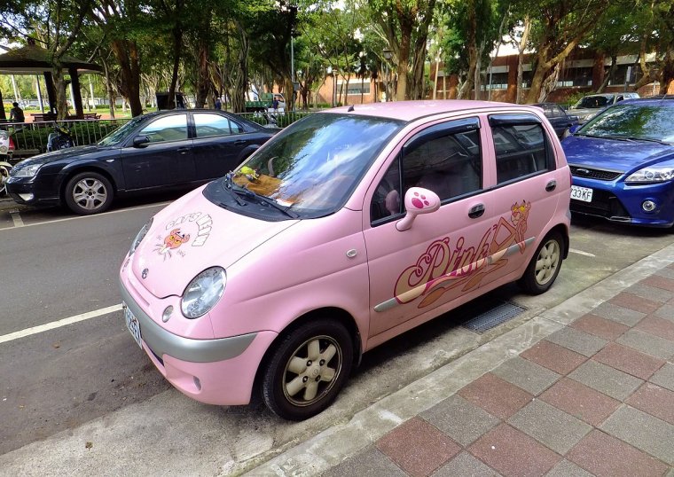 Daewoo Matiz розовый