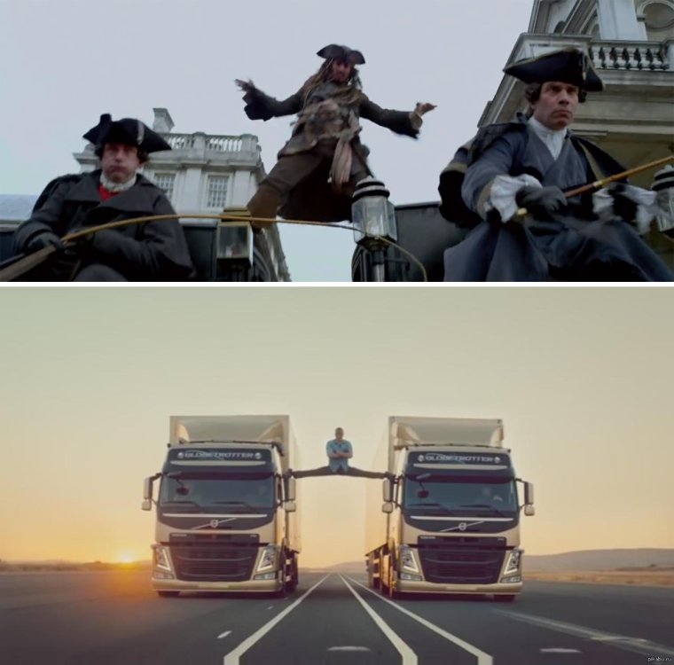 Volvo Trucks - the Epic Split feat. Van Damme
