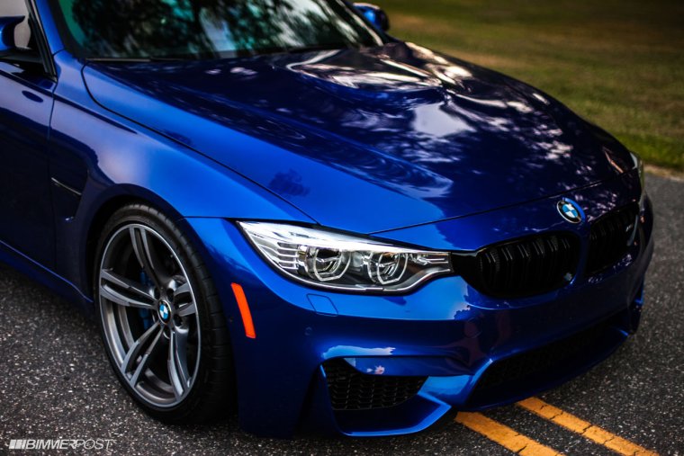 BMW m8 San Marino Blue