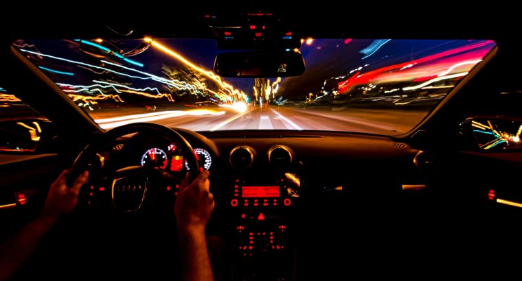 Машина ночью