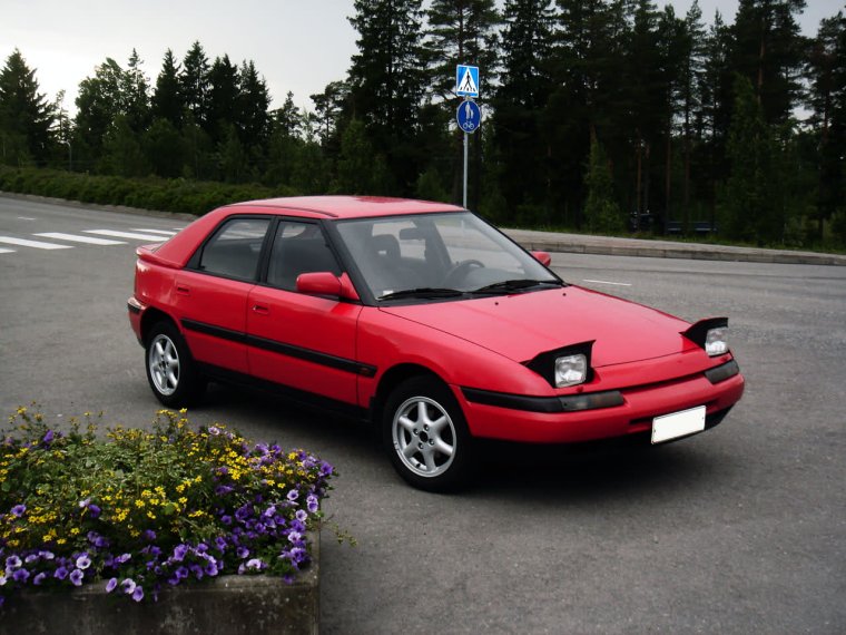 Мазда 323 фары выдвижные