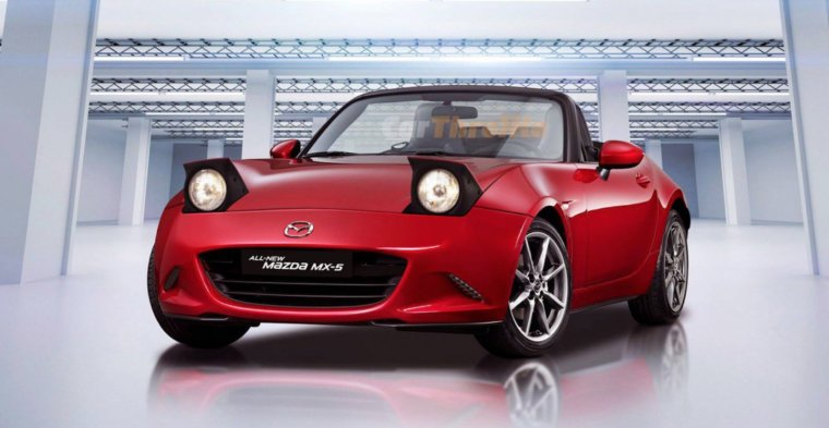 MX 5 Miata со слепыми фарами