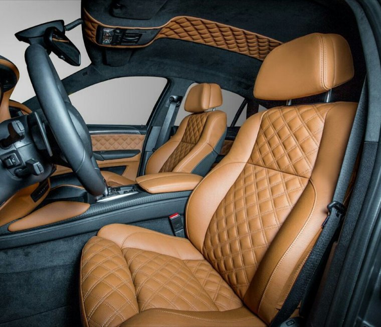 Перешивка салона BMW x6 e71