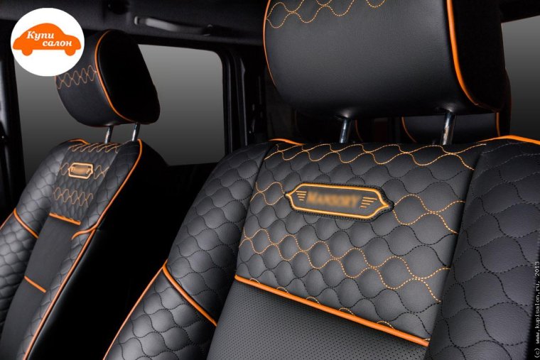 Авточехлы с прострочкой соты