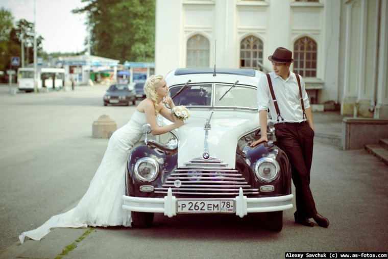 Свадебные автомобили в стиле Гэтсби