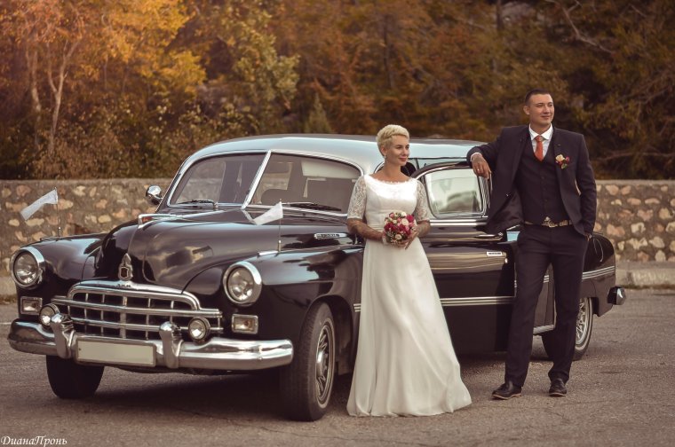 Ретро авто на свадьбу