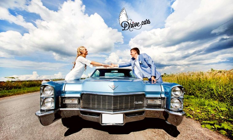 Ретро машина кабриолет на свадьбу