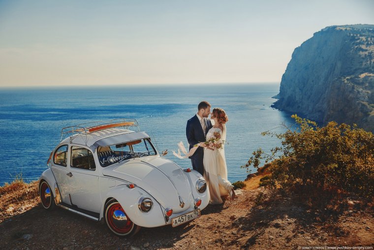 Свадебное путешествие на машине