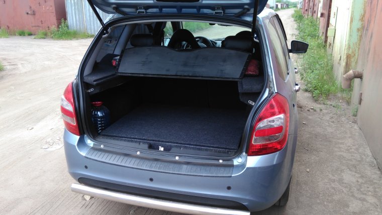 Калина 2 универсал открытый багажник