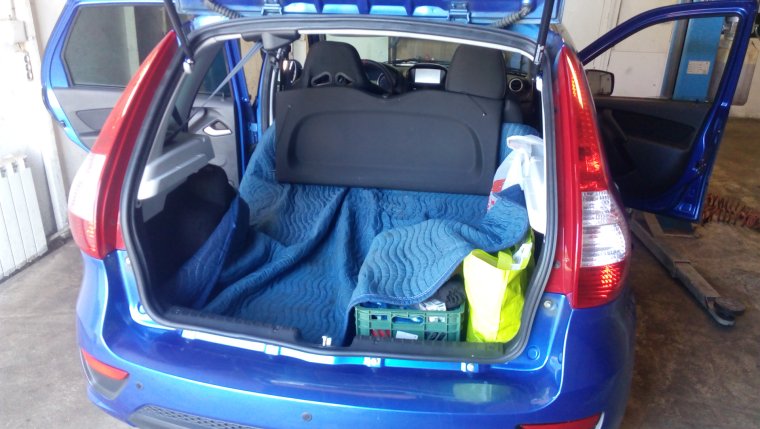 Калина спорт 1 багажник