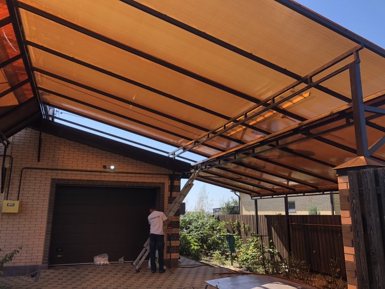 Двухъярусный навес