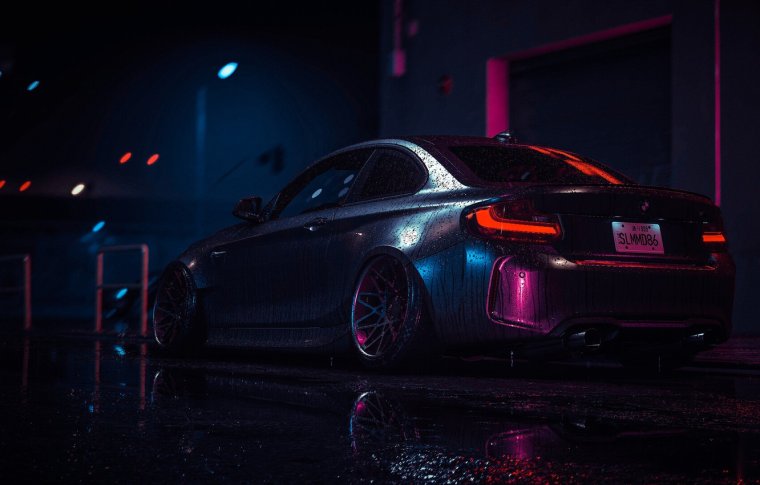 BMW m5 Neon