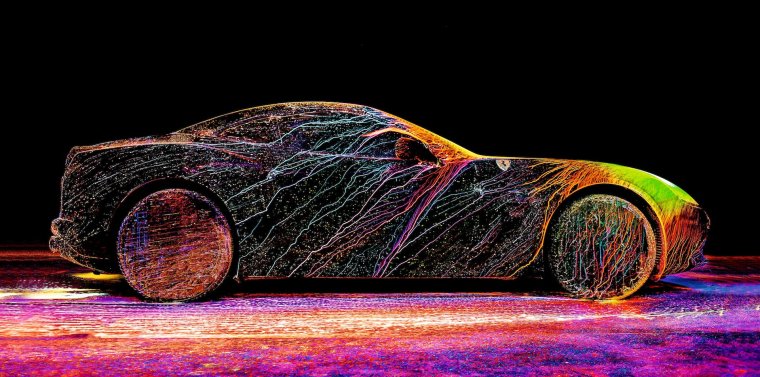 Необычная краска для машины