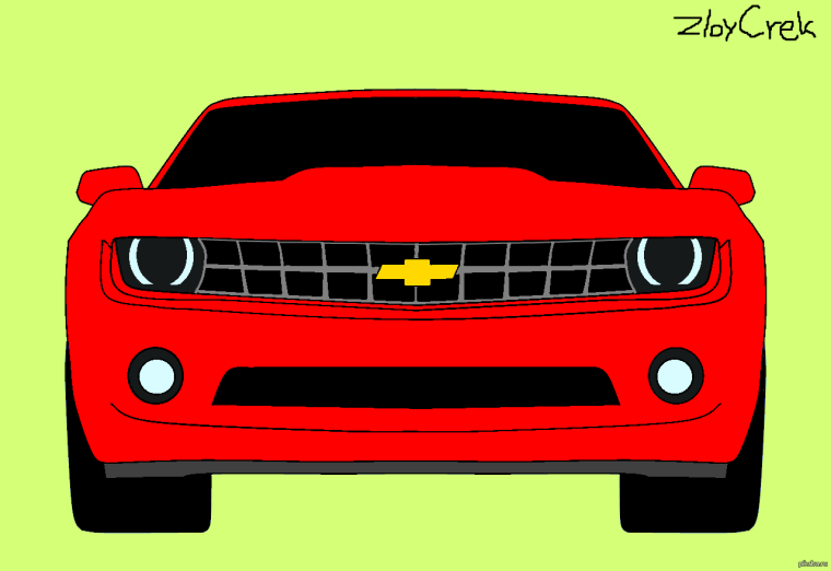 Машинка в паинте