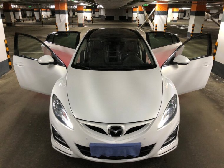 Маркер автомобильный белый перламутр Мазда 6 GH