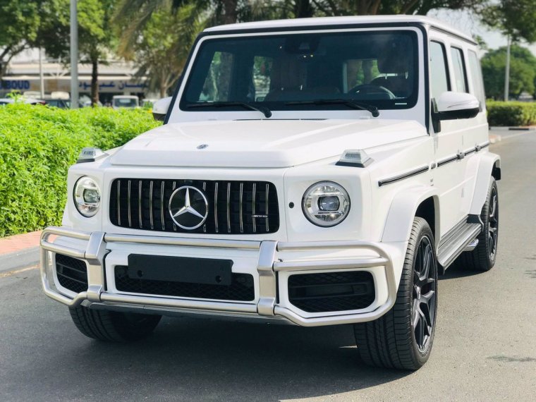 Мерседес Гелендваген белый