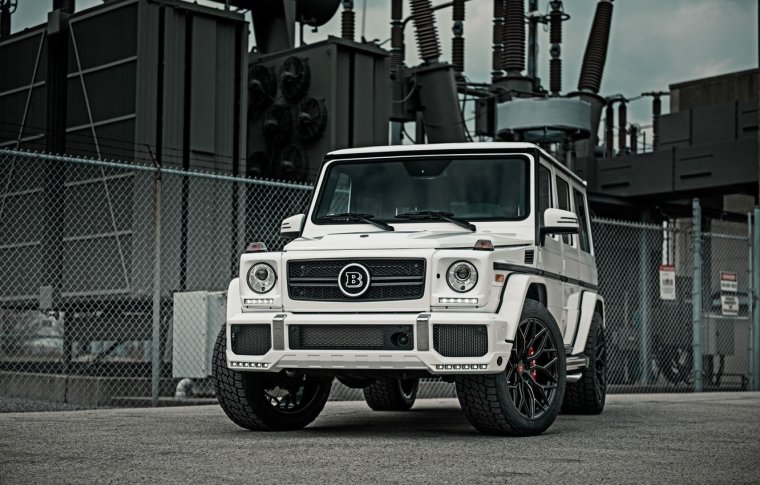 Mercedes g63 белый