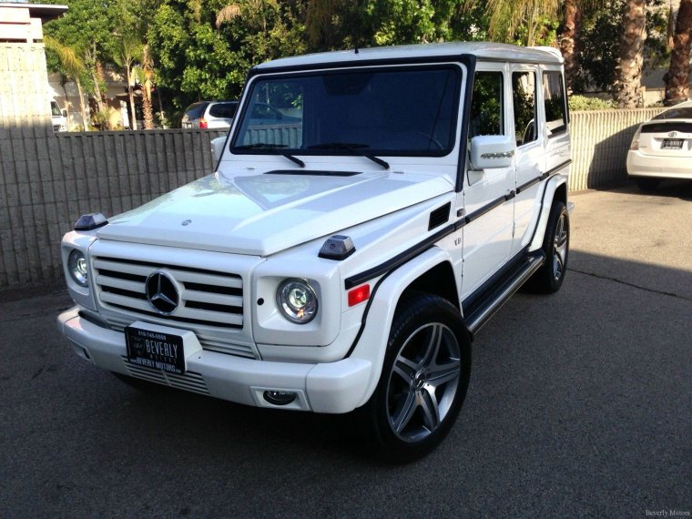 Мерседес g500 белый