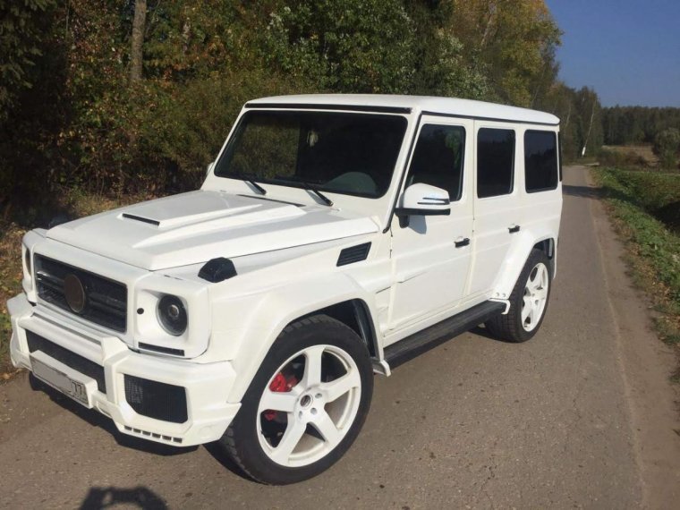 Мерседес Гелик Брабус белый