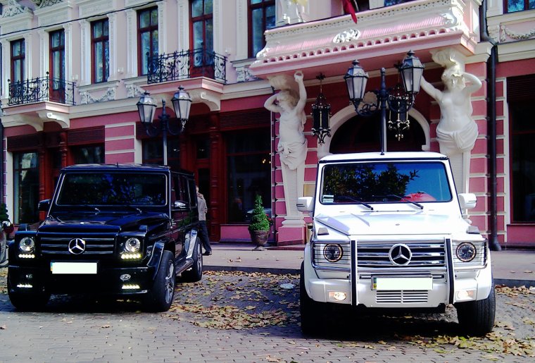 Mercedes Gelandewagen свадебный