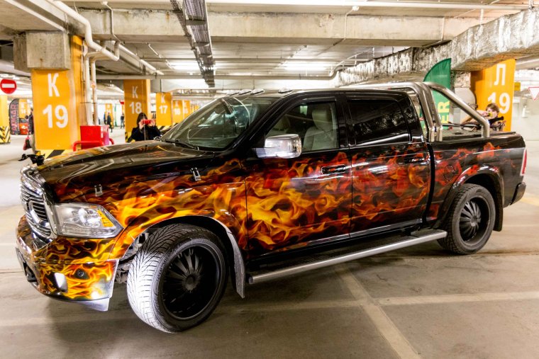 Аэрография dodge