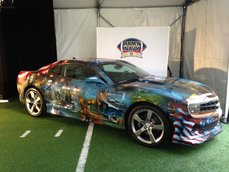 Аэрография огонь на авто