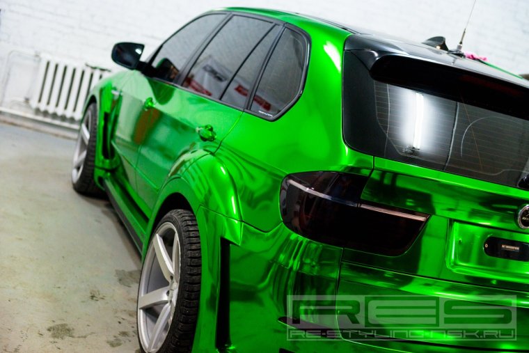 БМВ x5 Хаман зелёный хром