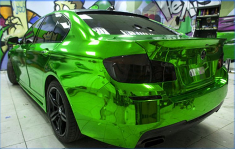 BMW m5 Lime хром