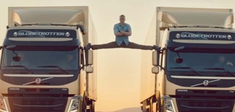 Ван Дамм шпагат Вольво