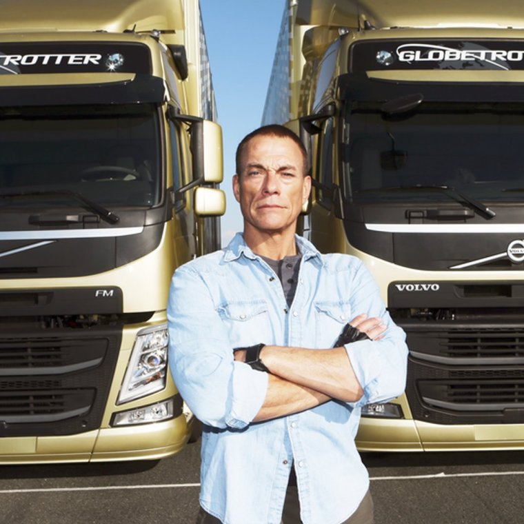 Жан Клод вандам на грузовиках