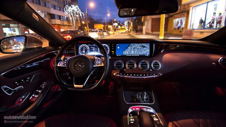 Мерседес w222 ночью