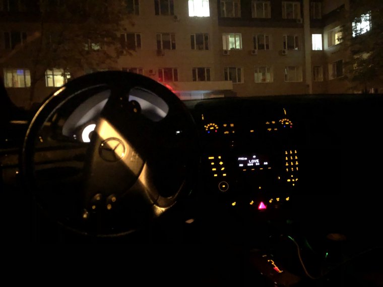 Ночной салон Mercedes e 211