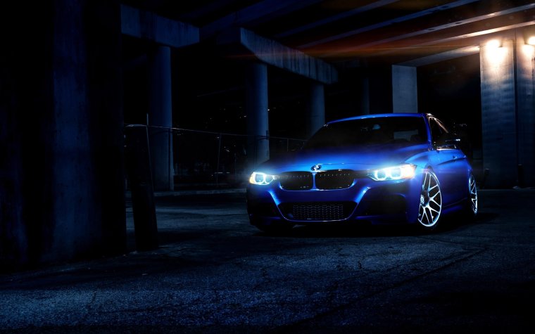 BMW m5 f30 неон