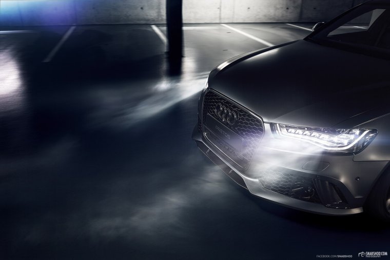 Ауди а7 фары в темноте