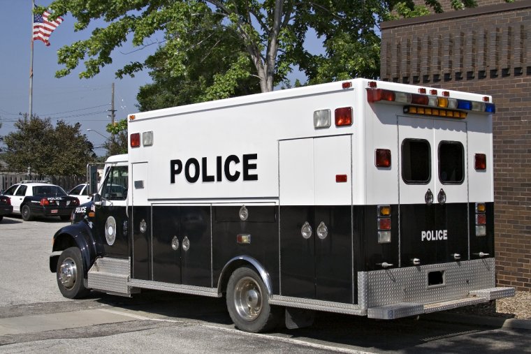 Полицейский фургон в Америке