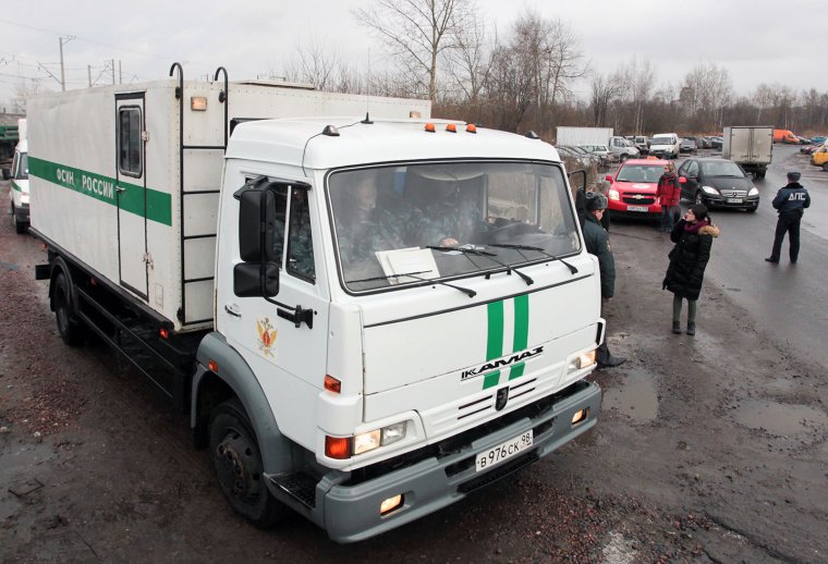 Автозак ФСИН С мигалками КАМАЗ