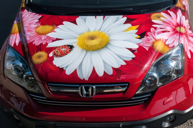 Аэрография цветы