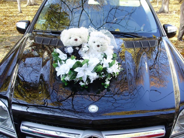 Украшение на машину медведи