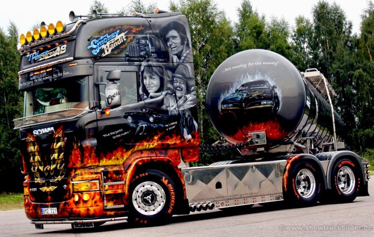 Аэрография на грузовиках