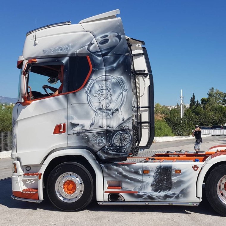 Вольво ФШ аэрография