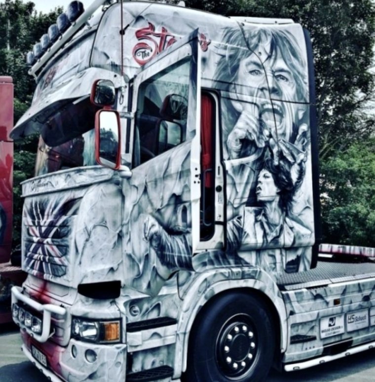 Аэрография на грузовых автомобилях