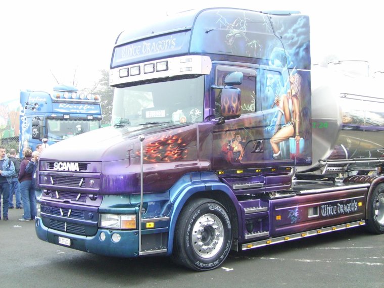 Аэрография на американских грузовиках