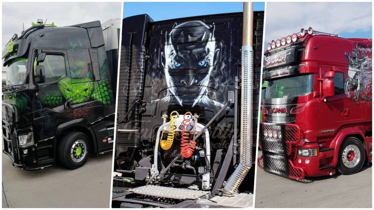 Аэрография на полуприцепах