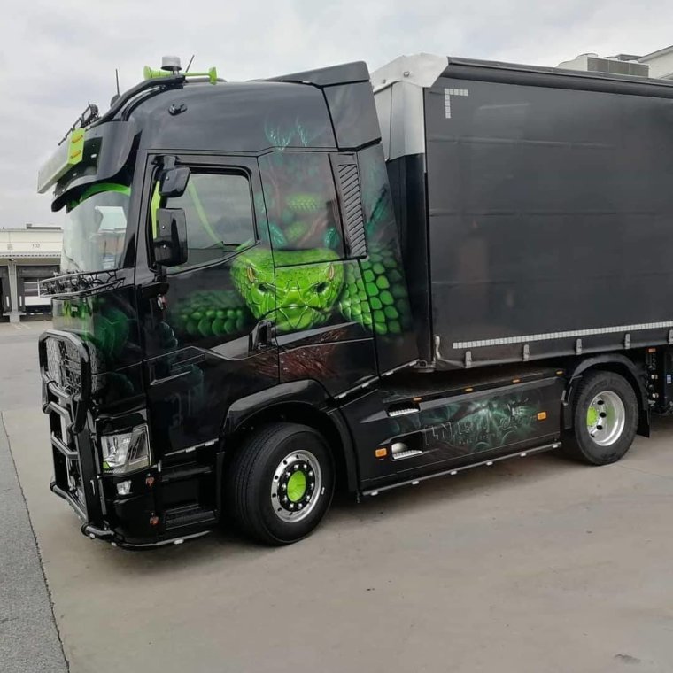 Аэрография на грузовиках