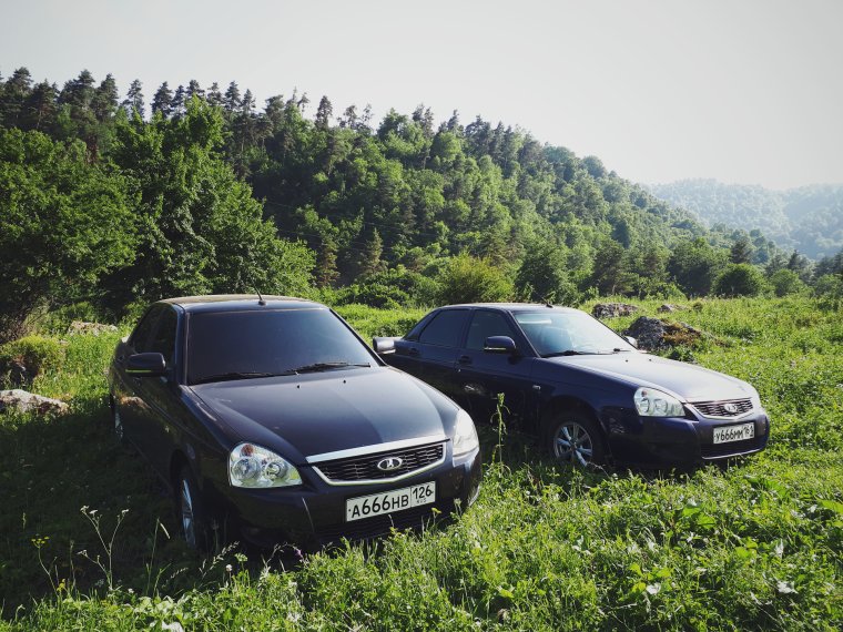 Приора в горах